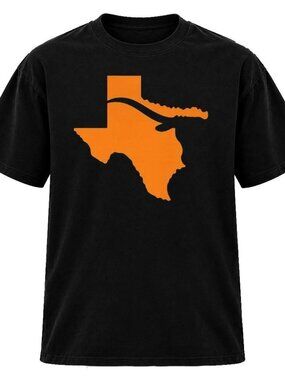 Texas and Longhorns Orange Horned Longhorn State Pride Shirt